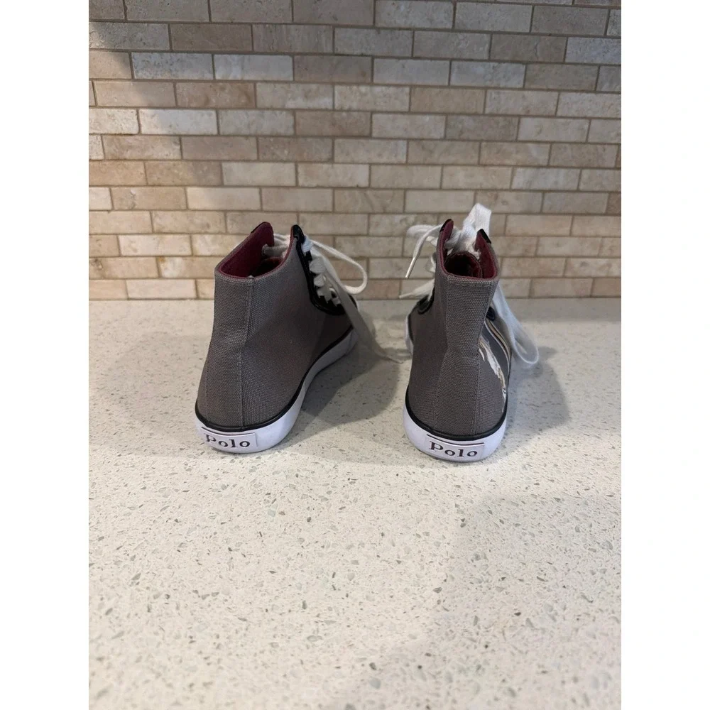 Polo Ralph‎ Lauren Solomon II Bear High Top Sneakers Youth 5